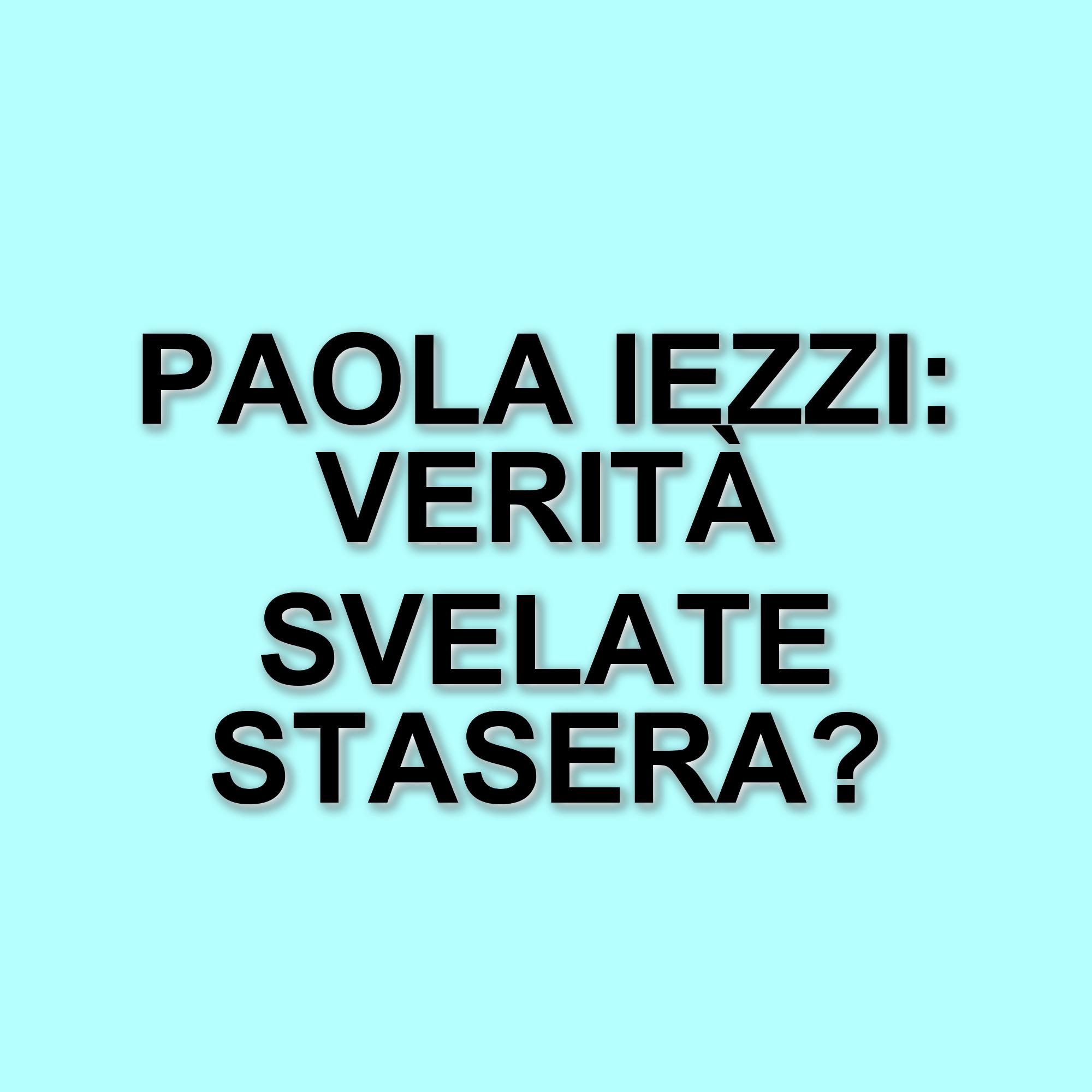 Paola Iezzi si racconta: l'intervista esclusiva su Rai2 e le sue riflessioni personali