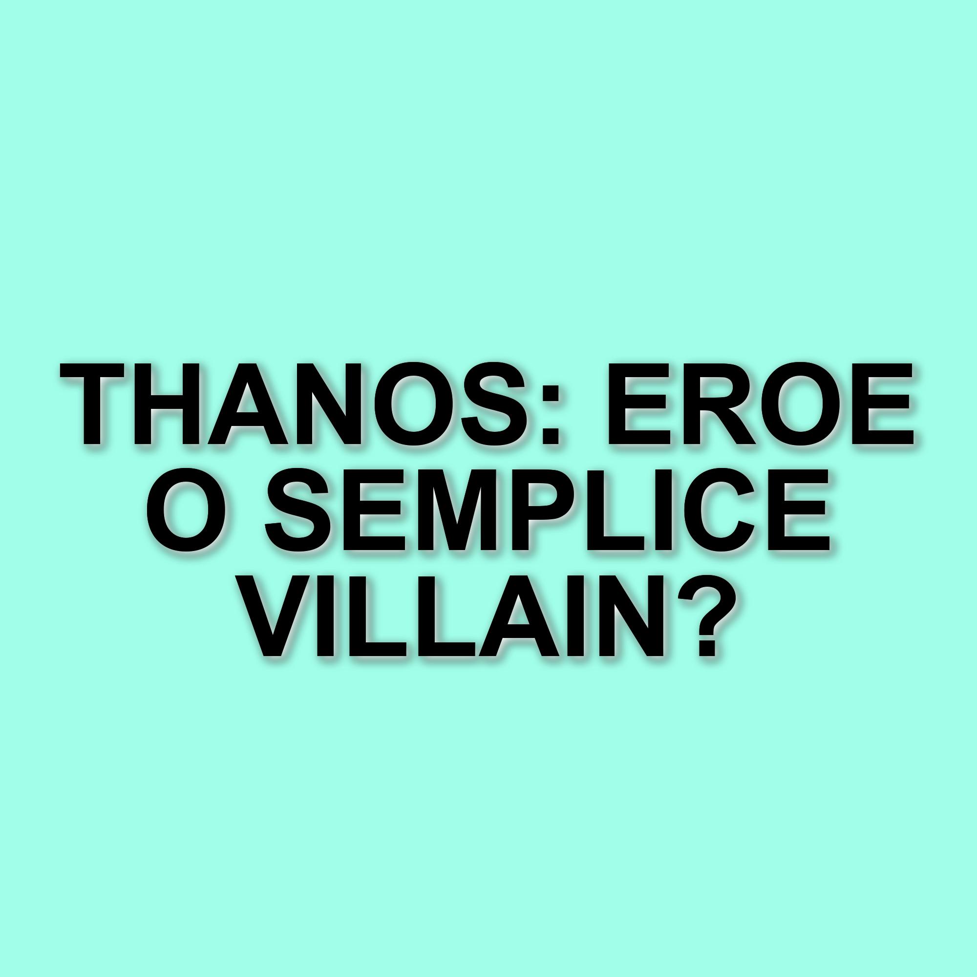 Thanos: il cattivo del MCU che sfida la percezione comune di malvagità