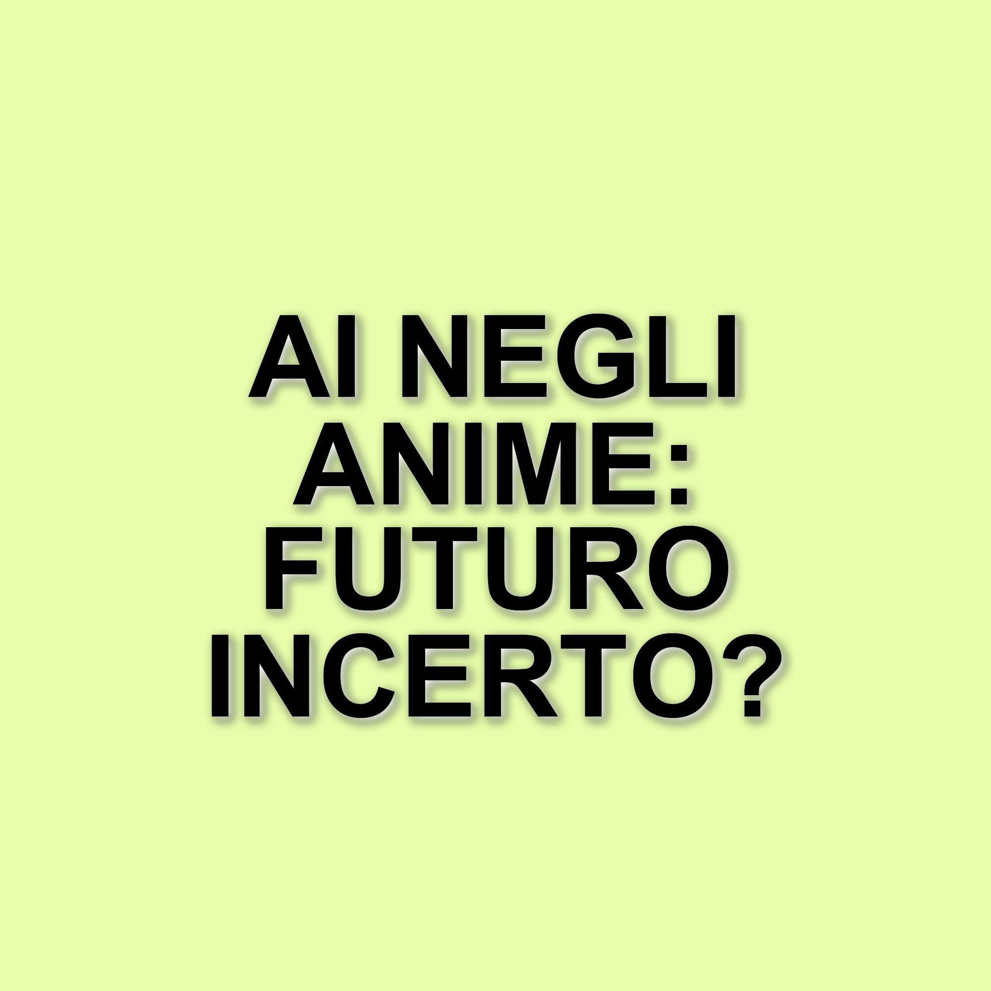 Toei Animation e l'integrazione dell'intelligenza artificiale: un cambiamento epocale per l'industria degli anime