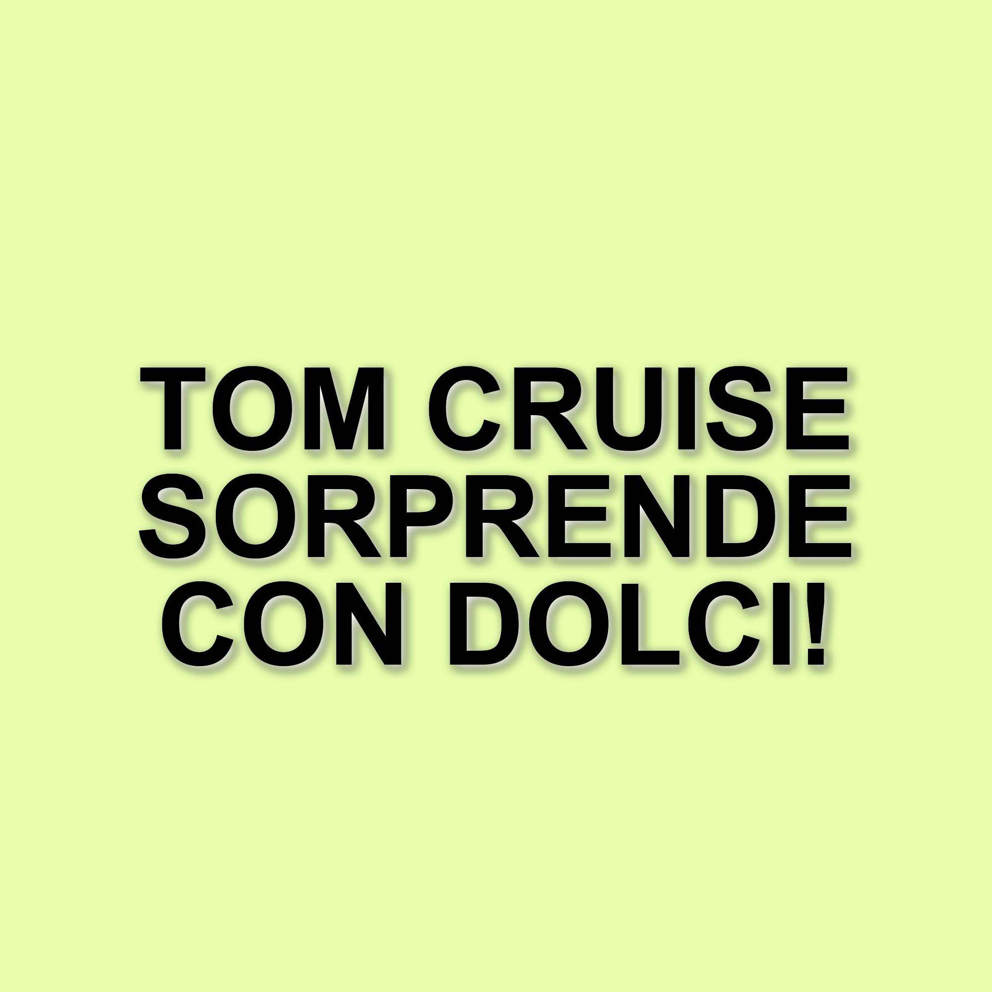 Tom Cruise e la tradizione delle torte al cocco: un dolce regalo per i vip