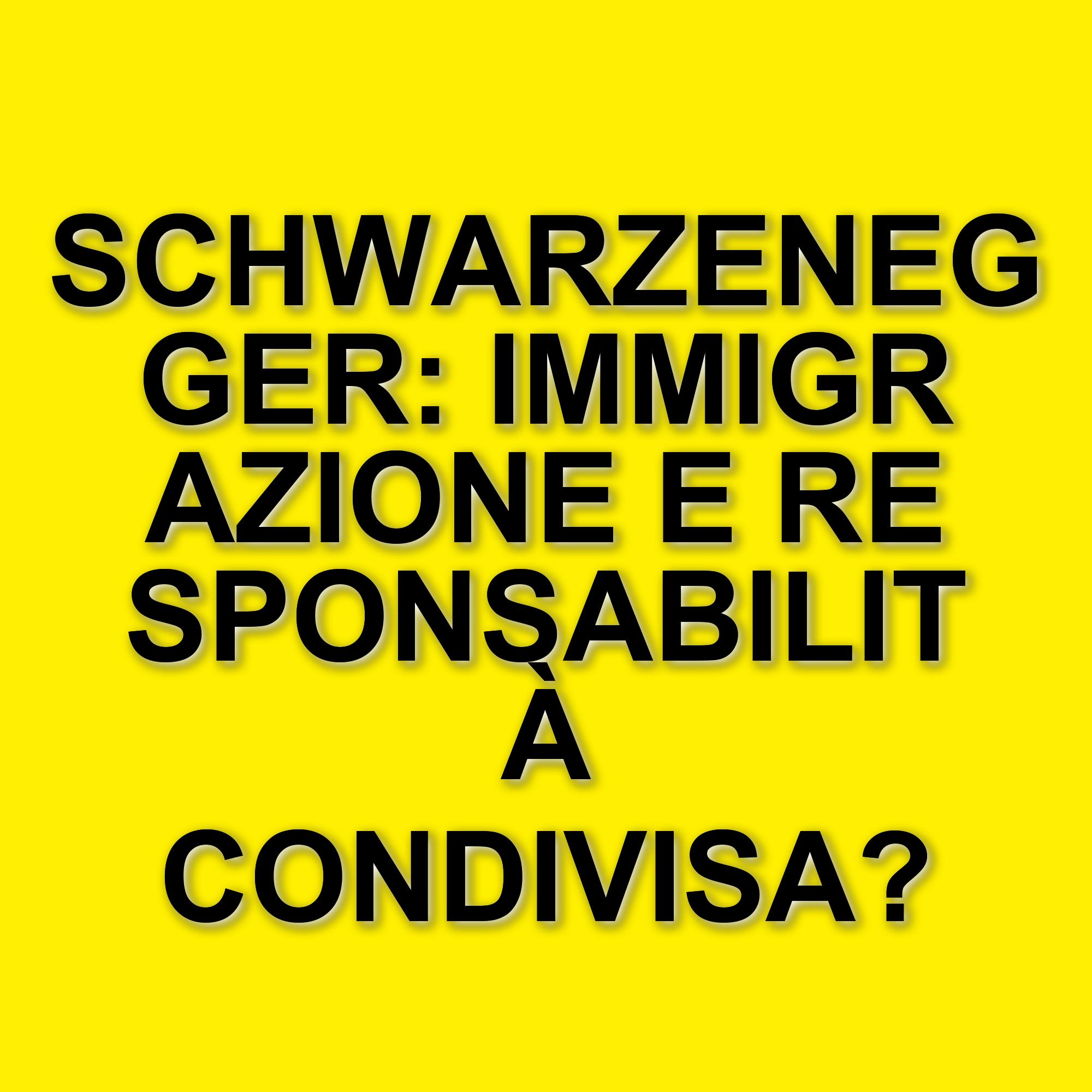 Arnold Schwarzenegger a The View: Riforma dell'immigrazione e responsabilità degli ospiti