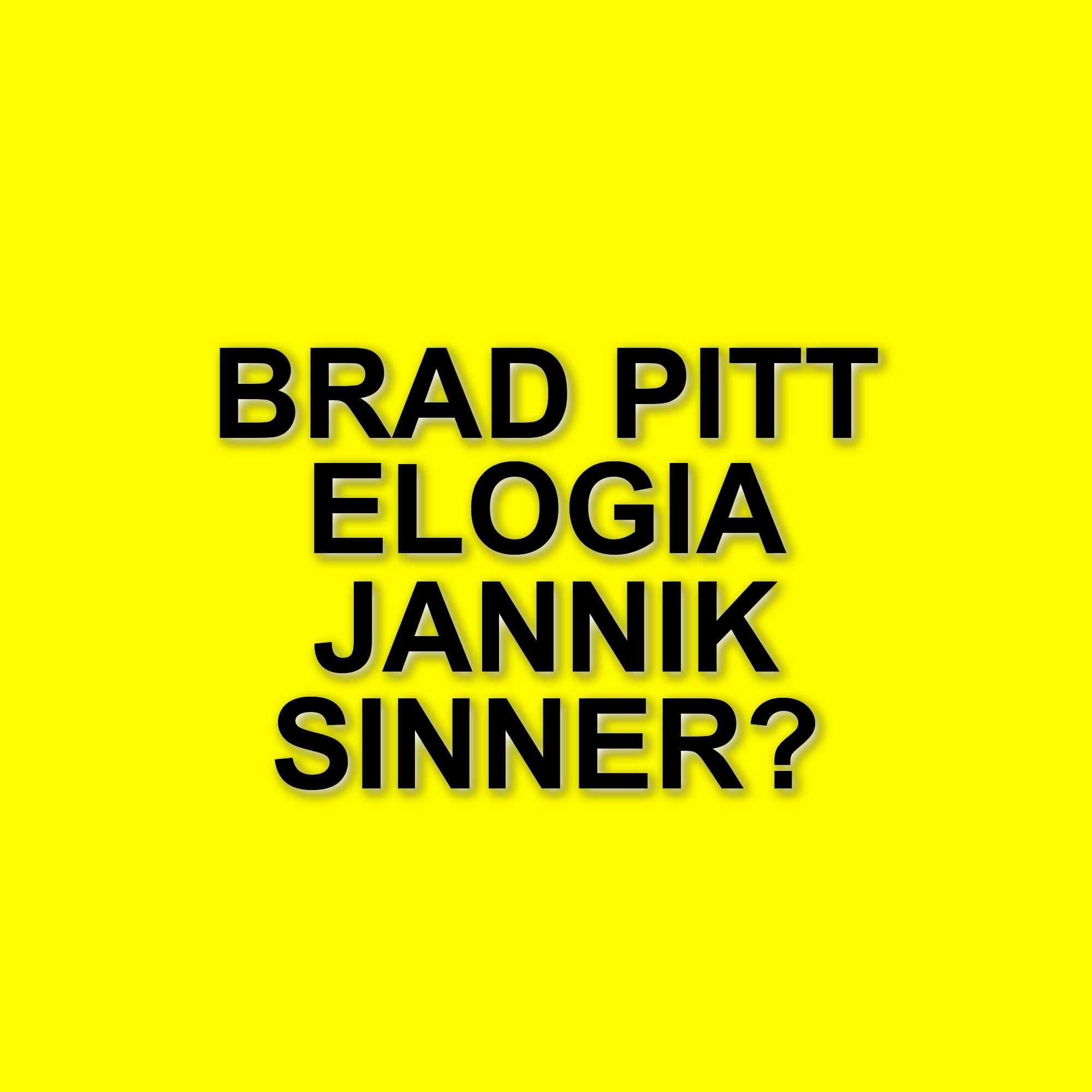 Brad Pitt omaggia Jannik Sinner durante l'intervista al Tg1: un gesto che unisce sport e cinema