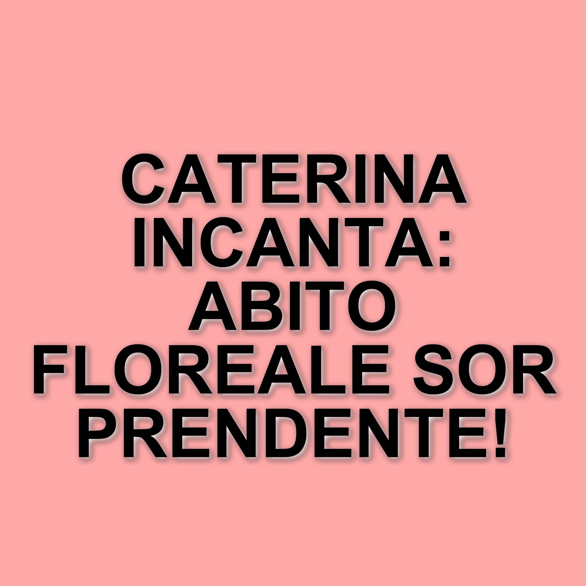 Caterina Balivo incanta con un abito floreale nella puntata de La volta buona