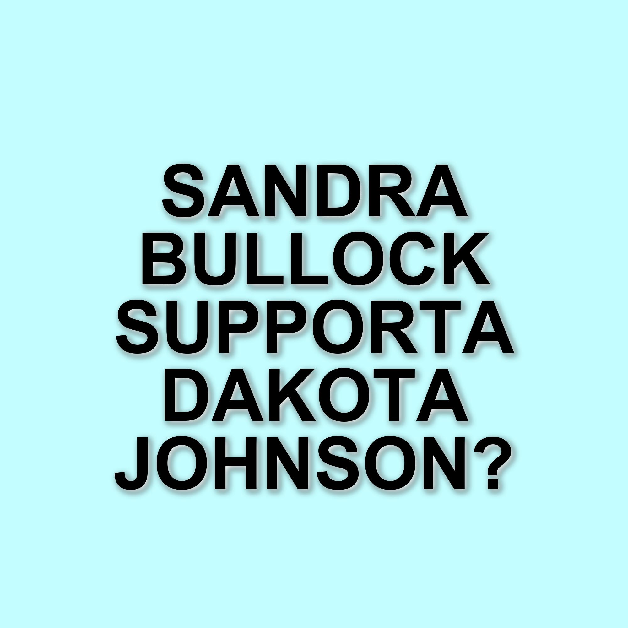 Dakota Johnson riceve un messaggio di supporto da Sandra Bullock dopo il Razzie Award
