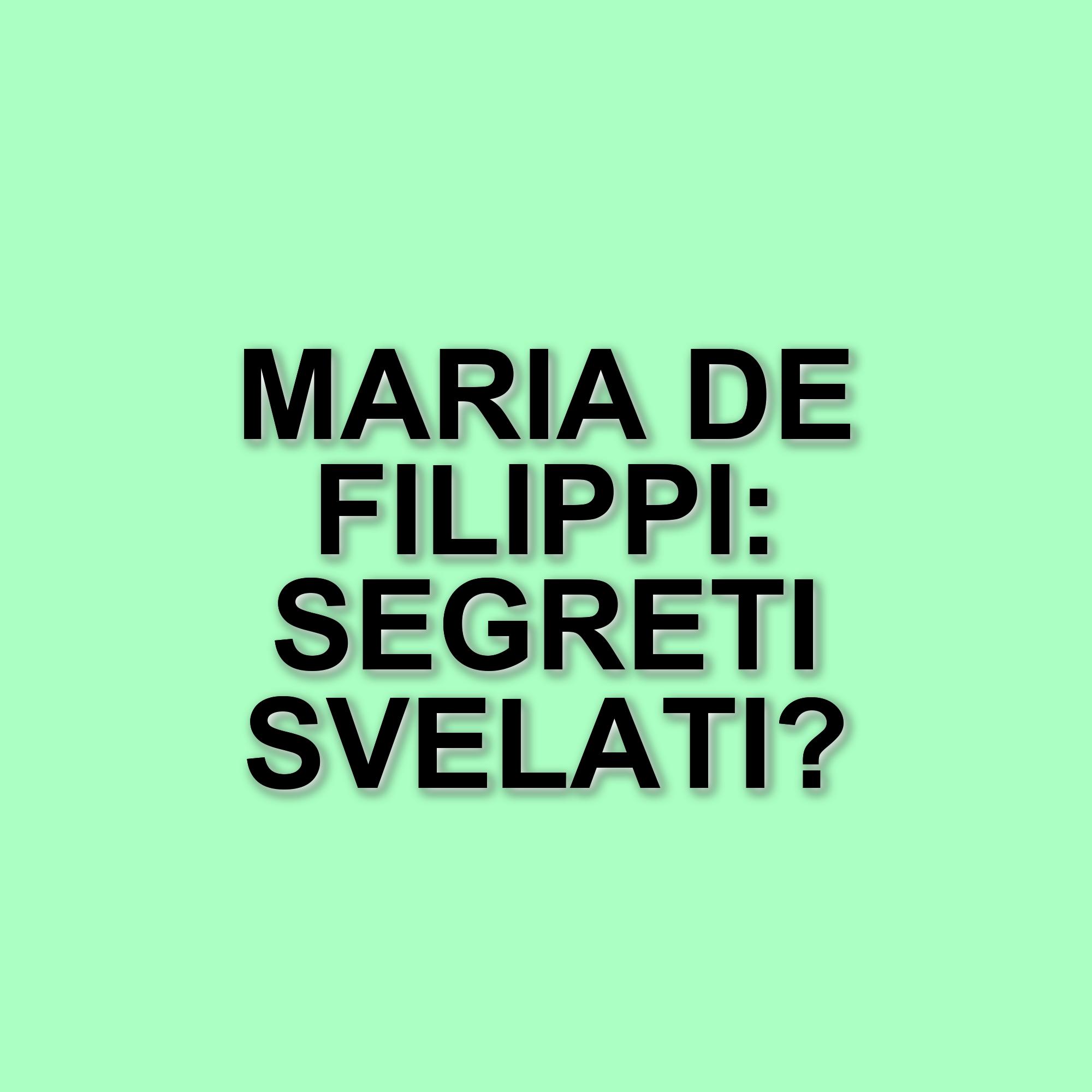 Filippo Bisciglia svela l'amore di Maria De Filippi per Temptation Island