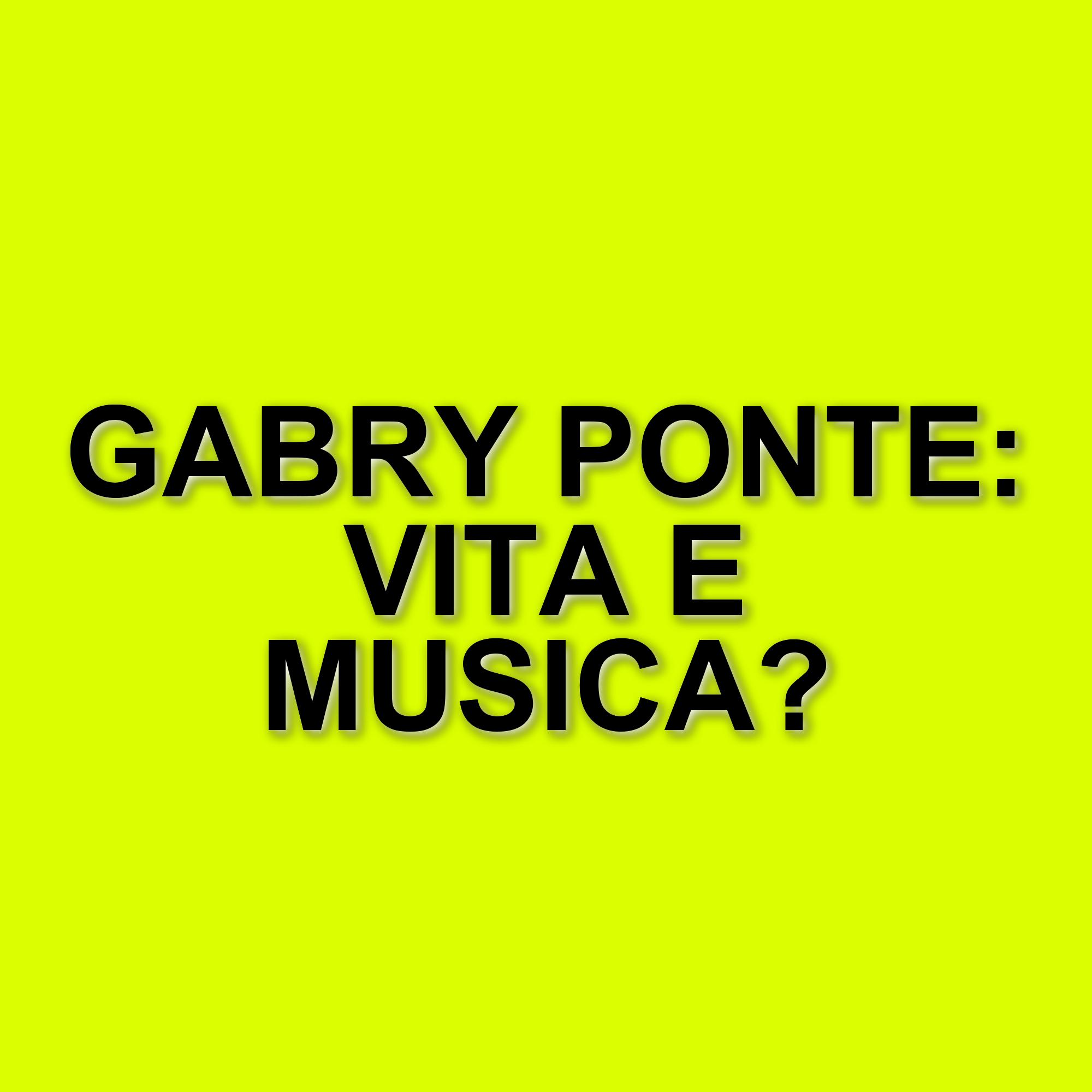 Gabry Ponte: La storia di un DJ che ha cambiato il volto della musica negli anni '90