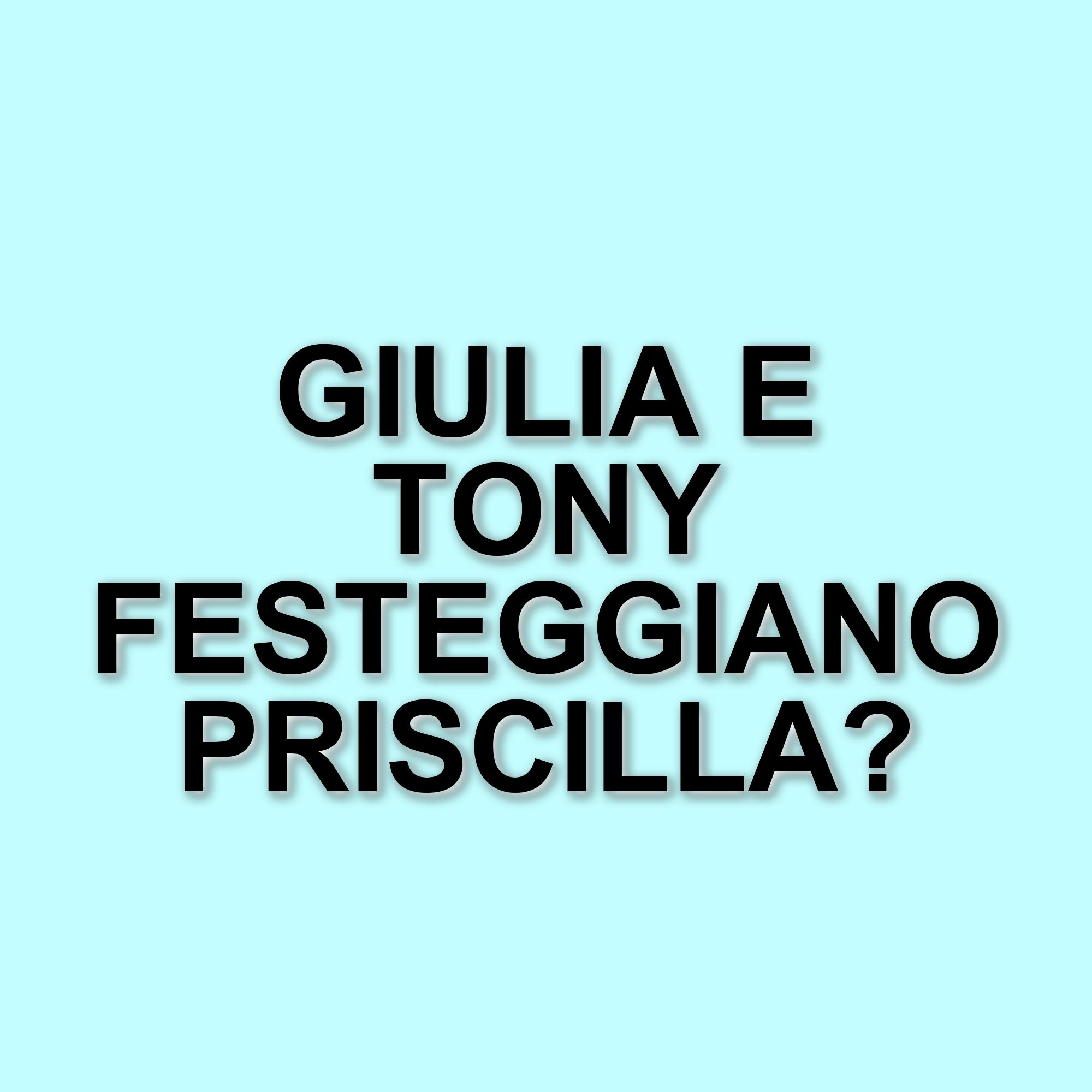 Giulia De Lellis e Tony Effe festeggiano il baby shower della loro Priscilla a Roma