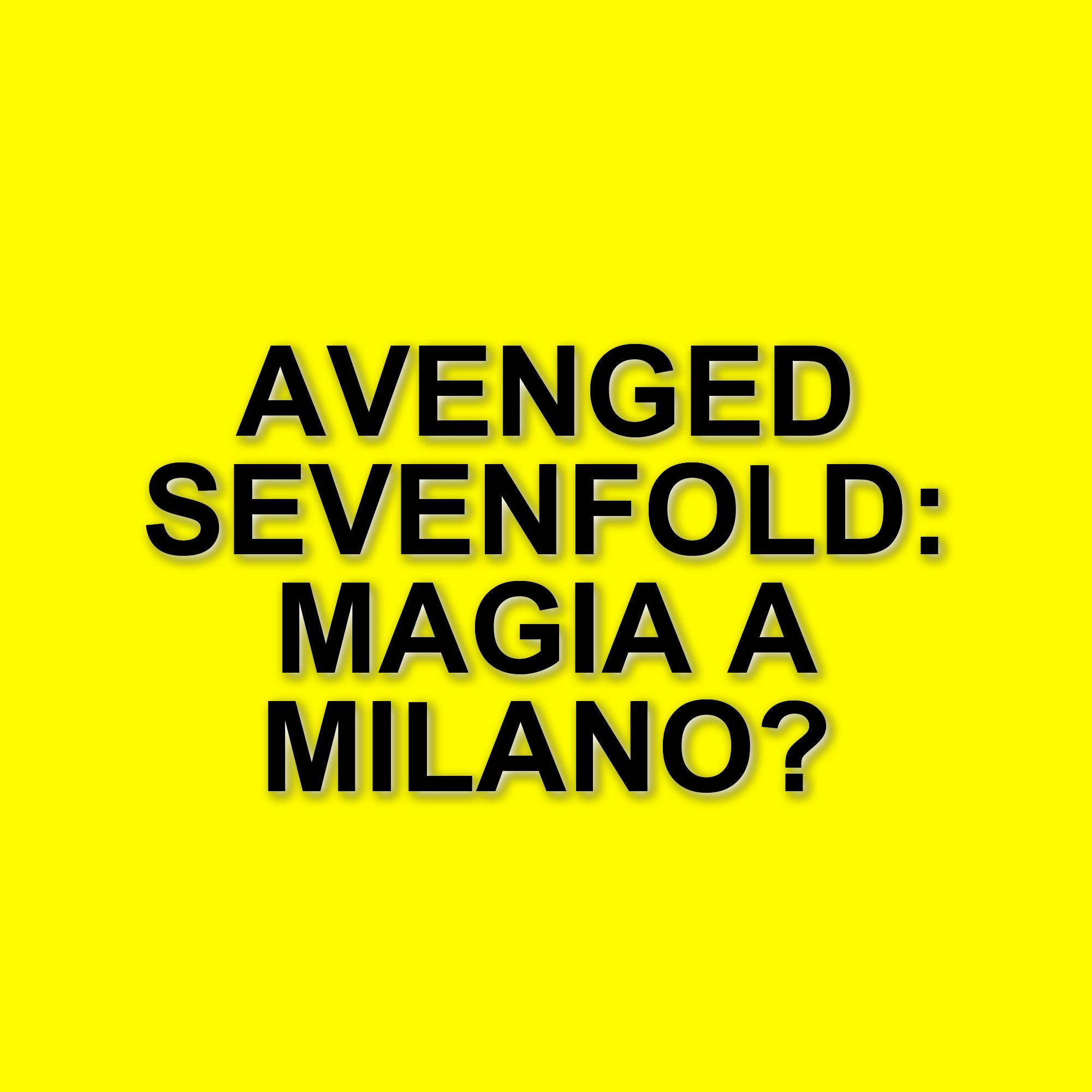 Avenged Sevenfold infiammano il Carroponte di Milano con un concerto indimenticabile