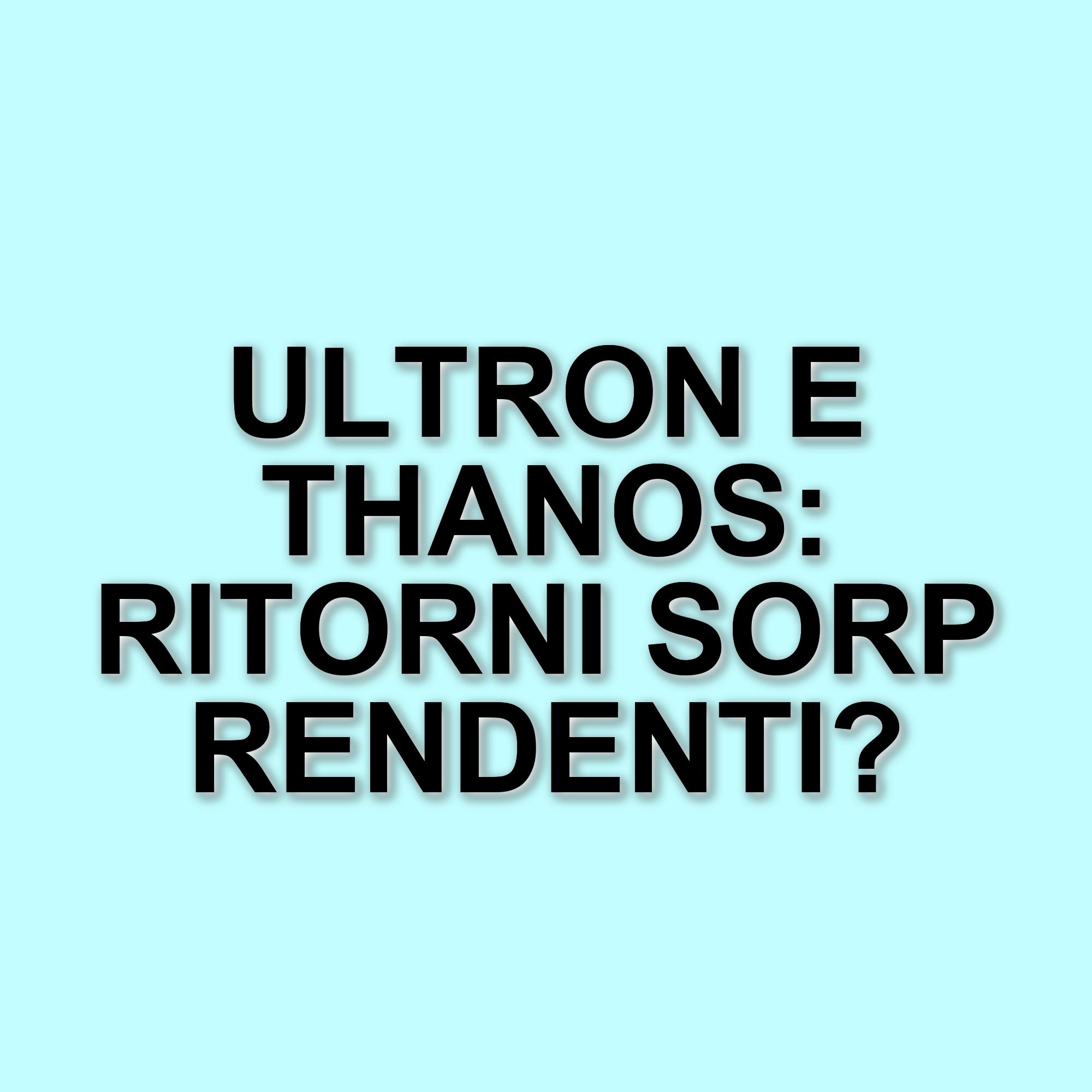 Ritorno di Ultron e Thanos: i Marvel Studios annunciano nuovi progetti per il MCU