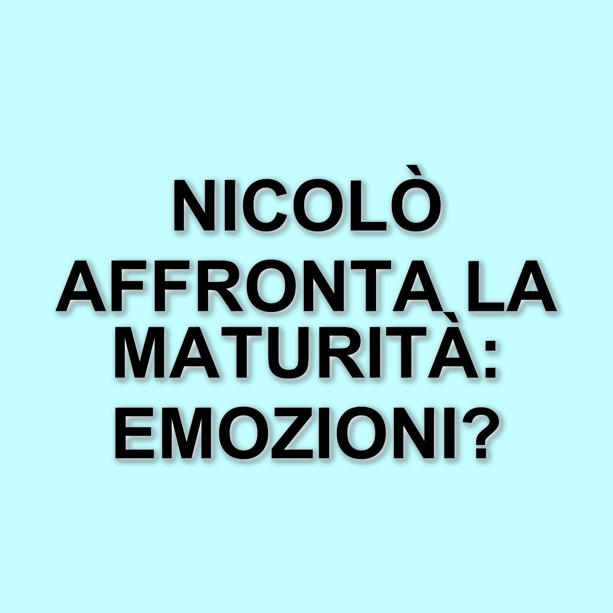 Nicolò Filippucci di Amici 24 affronta l'esame di maturità: la sua esperienza e le emozioni