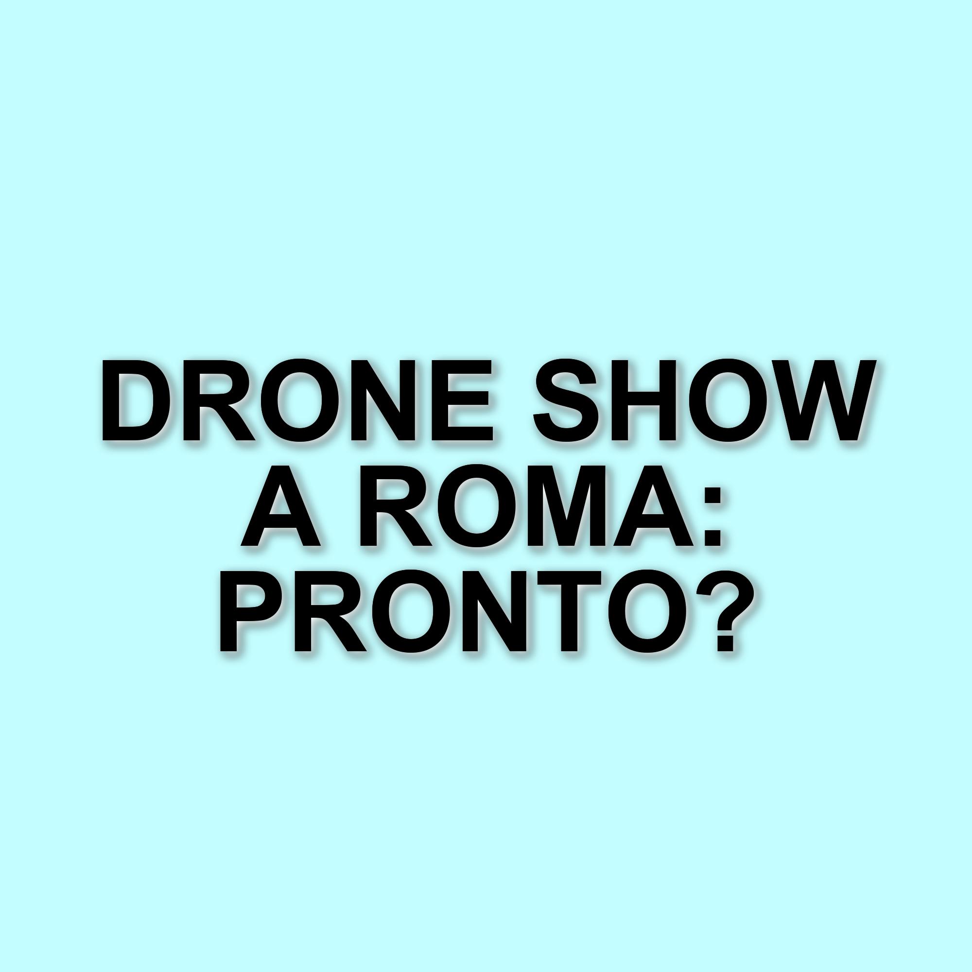 Roma celebra Superman con uno spettacolare drone show sopra Castel Sant'Angelo