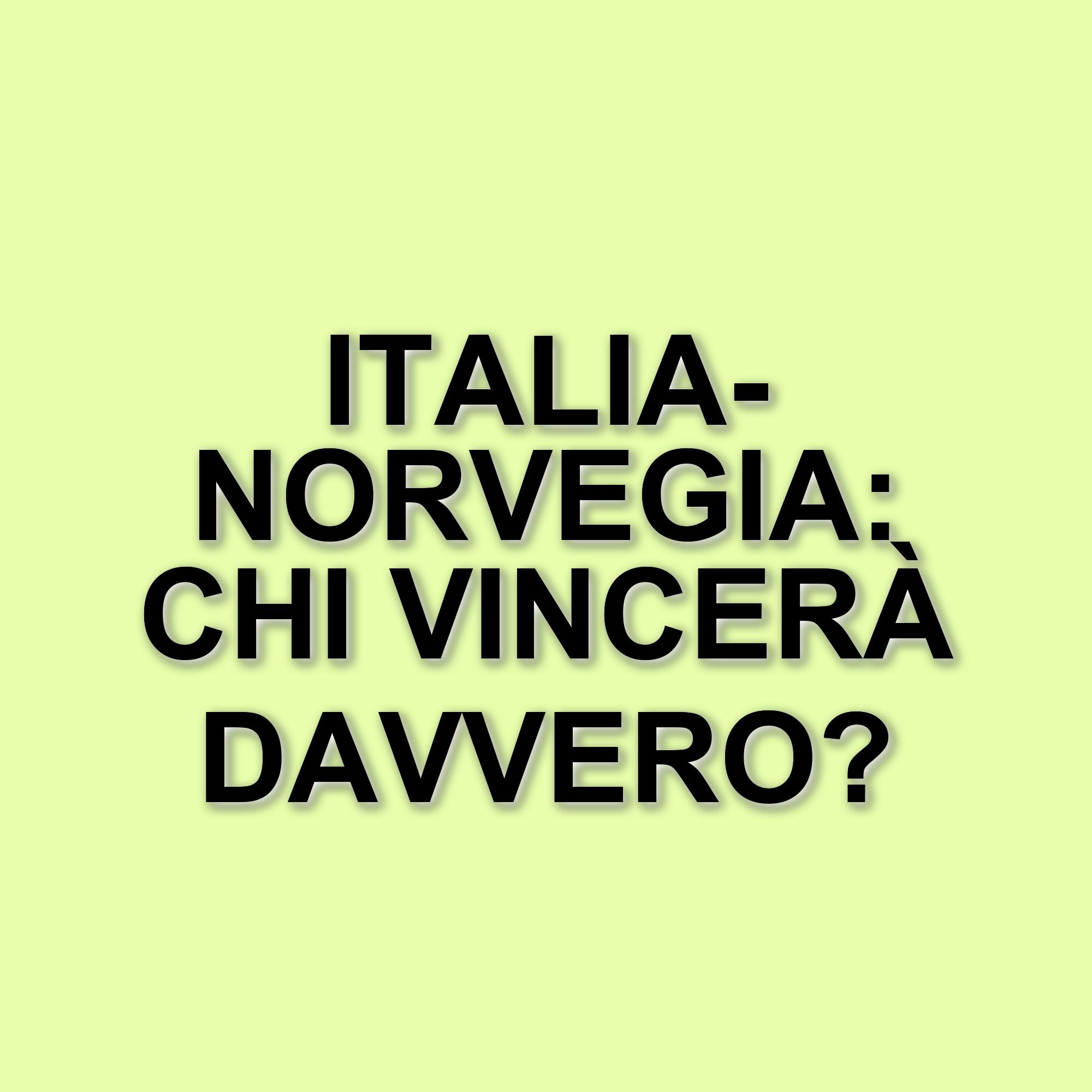 Serata di sport e intrattenimento: Italia-Norvegia e novità televisive del 6 giugno