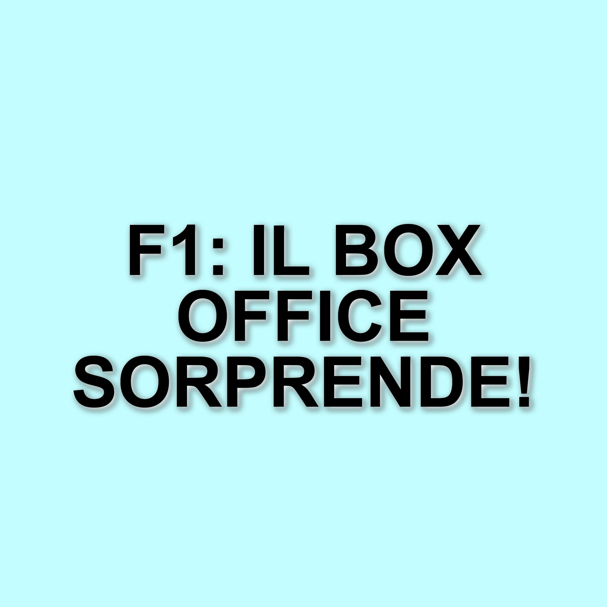 F1 con Brad Pitt: il film conquista il box office italiano nel weekend