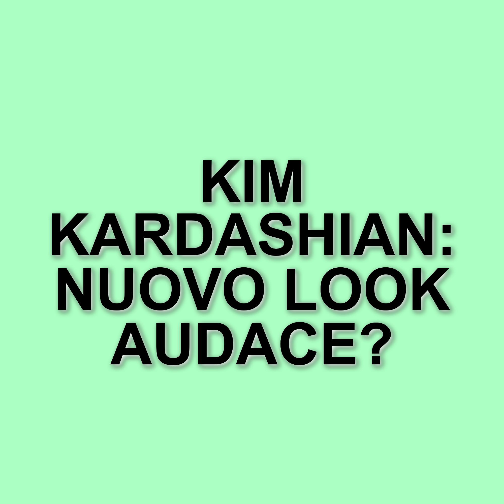 Kim Kardashian sorprende con un nuovo look e una capsule collection audace