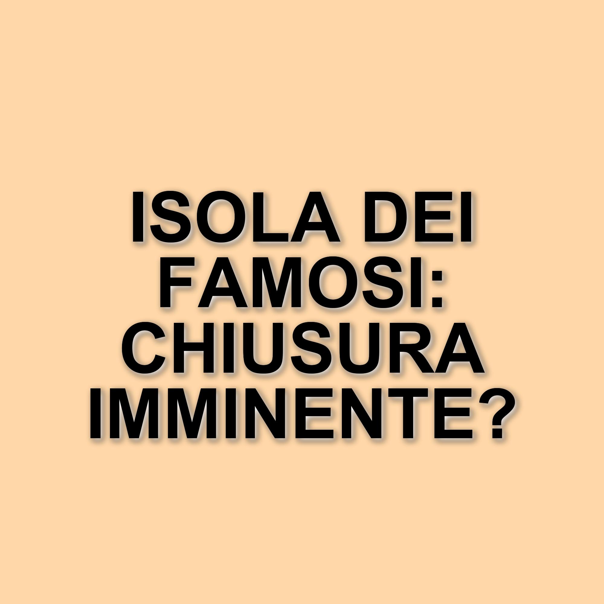 L'Isola dei Famosi a rischio chiusura anticipata: ascolti in calo e incertezze per il futuro