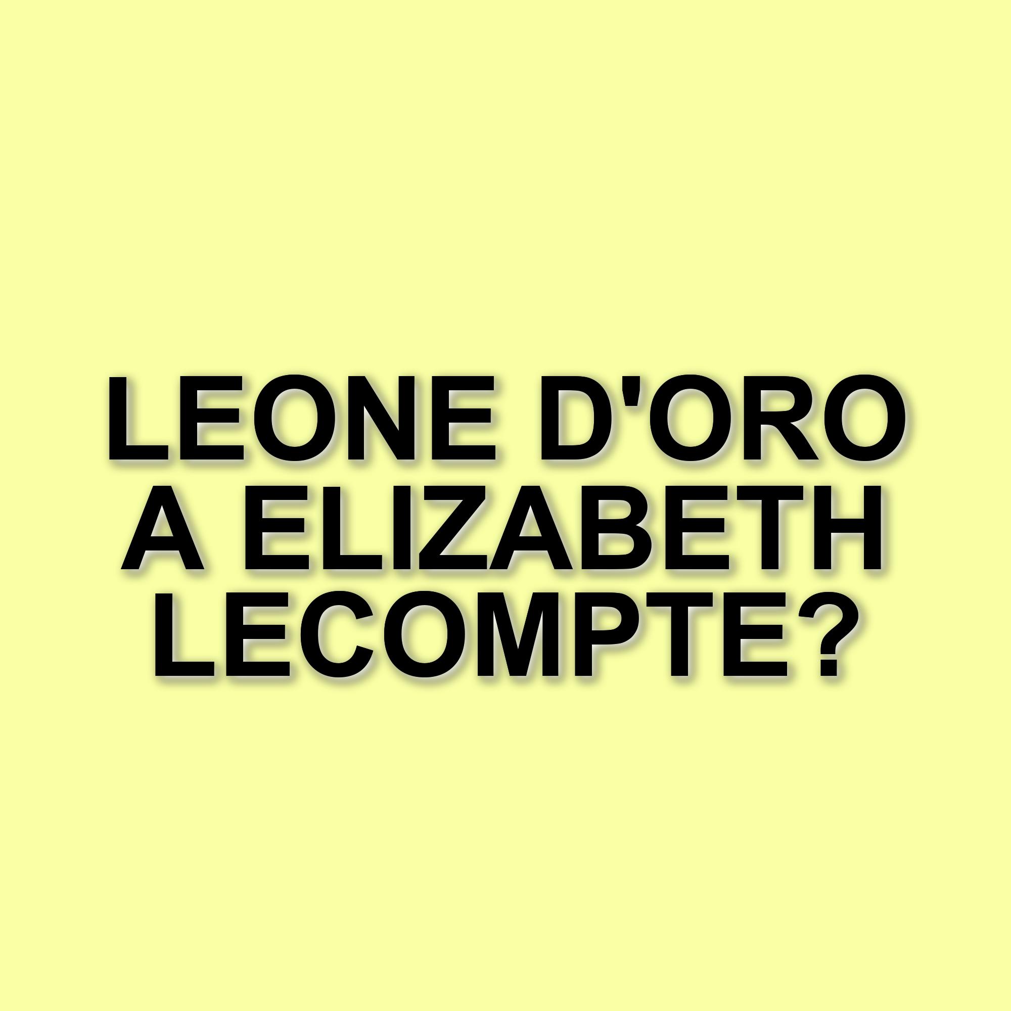 Leone d'Oro alla carriera per Elizabeth LeCompte: un riconoscimento al teatro innovativo