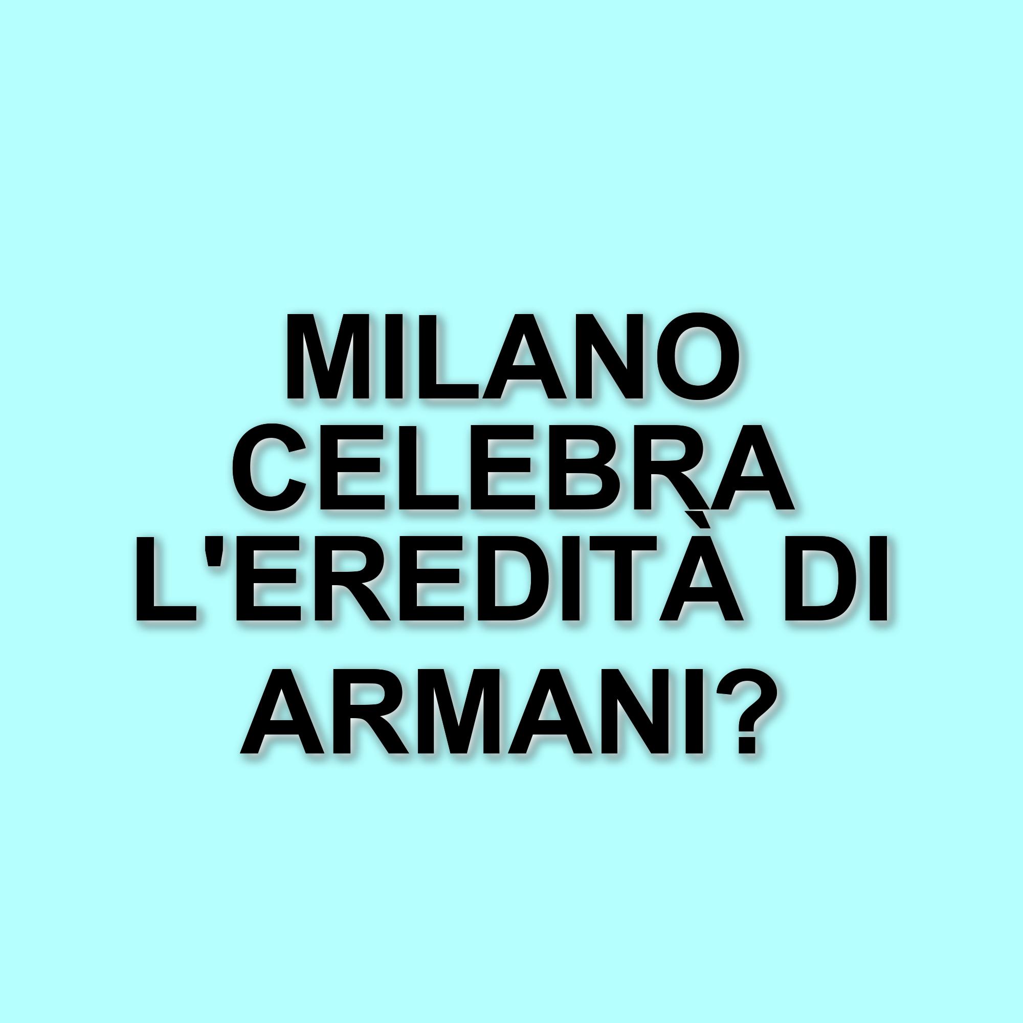Giorgio Armani: in convalescenza ma sempre presente alla sfilata di Emporio