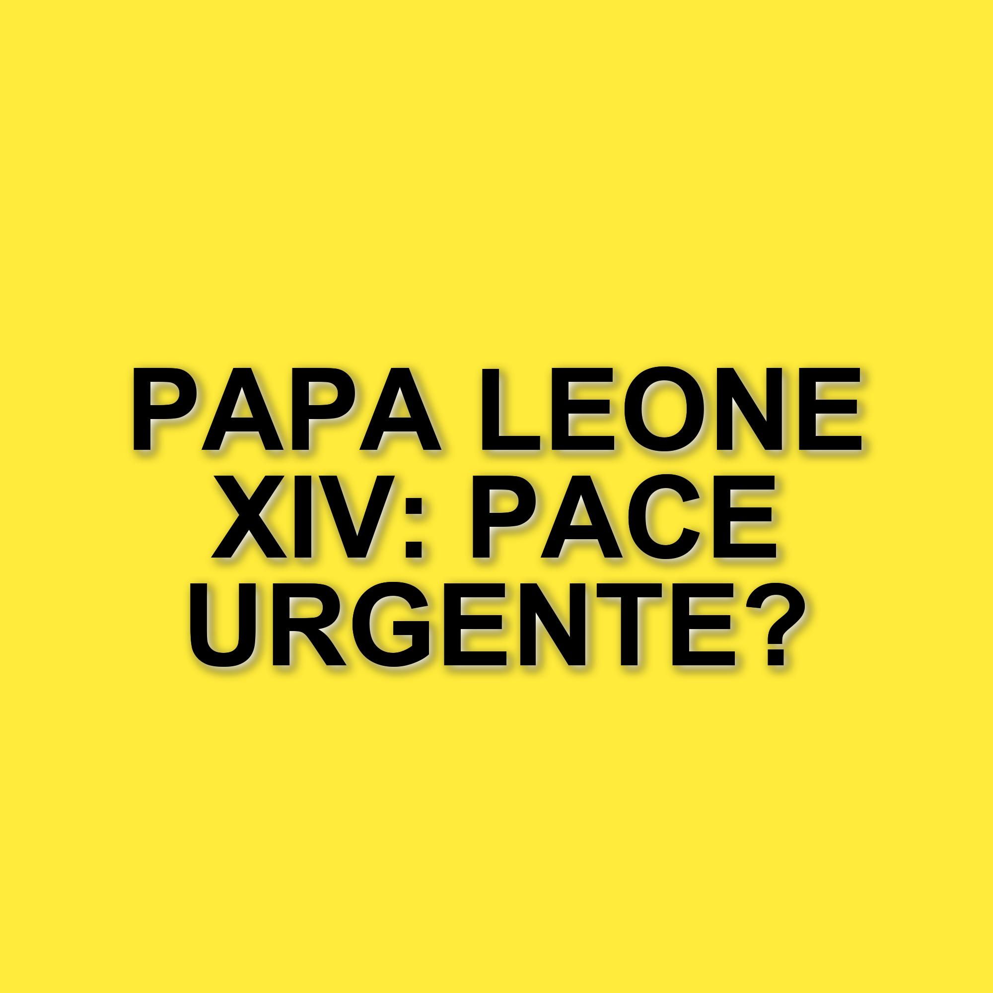 Papa Leone XIV parla di pace: la sua prima intervista in esclusiva su TG1