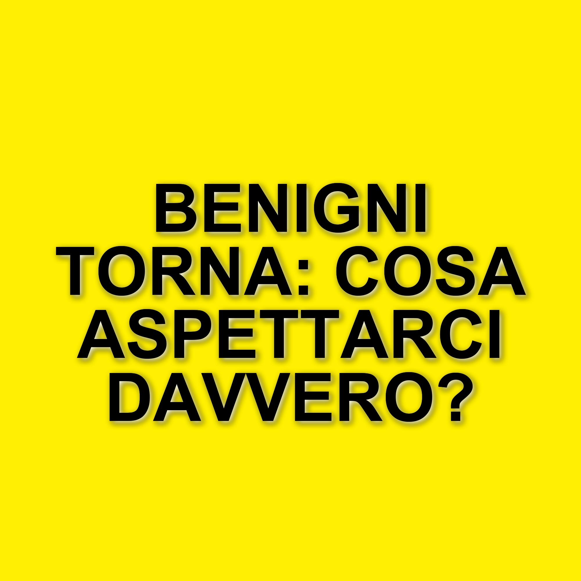 Roberto Benigni torna in prima serata su Rai 1: un autunno ricco di novità per la televisione italiana