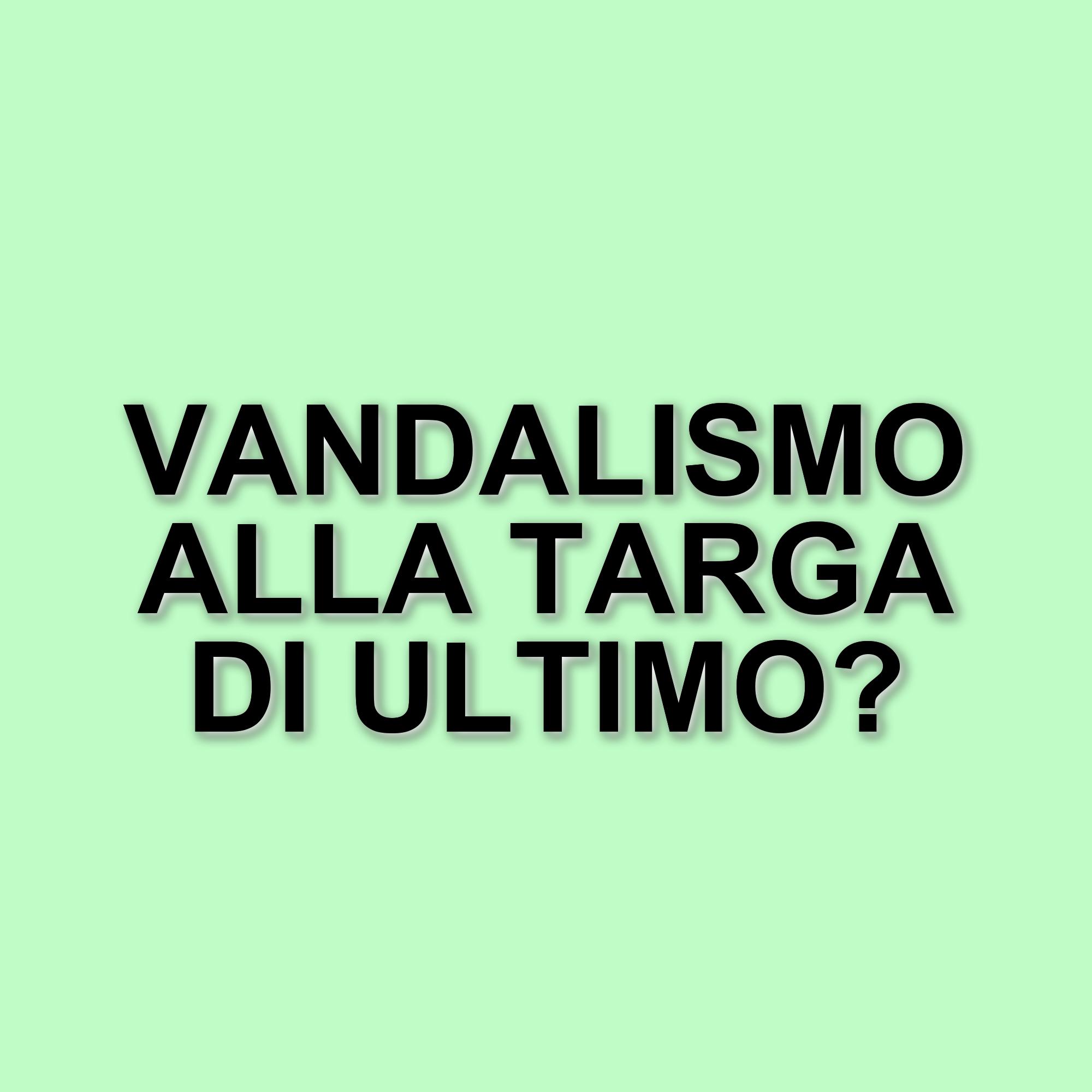 Roma dedica una targa a Ultimo, ma l'omaggio subisce atti di vandalismo