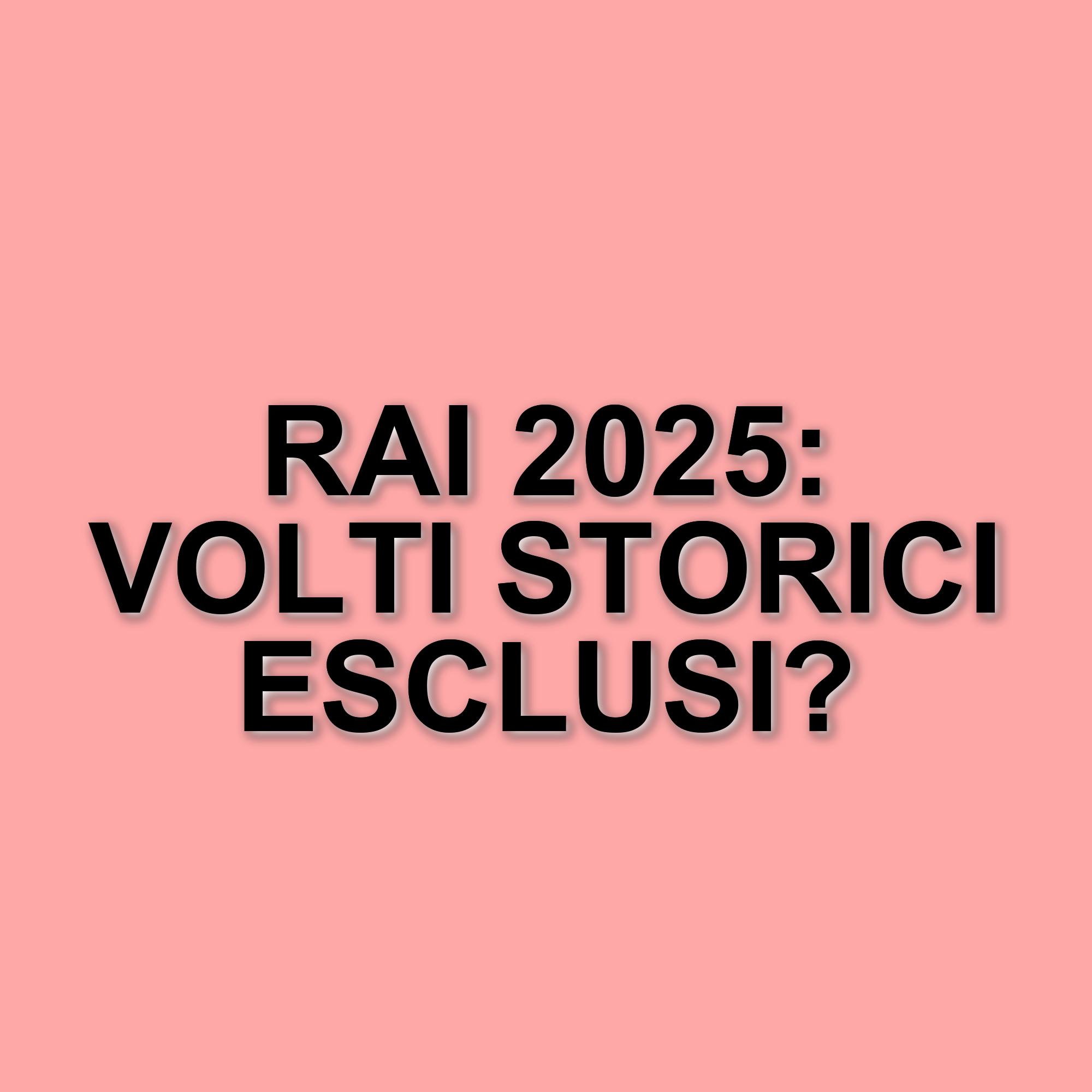 Polemiche e cambiamenti nel nuovo palinsesto Rai per la stagione 2025