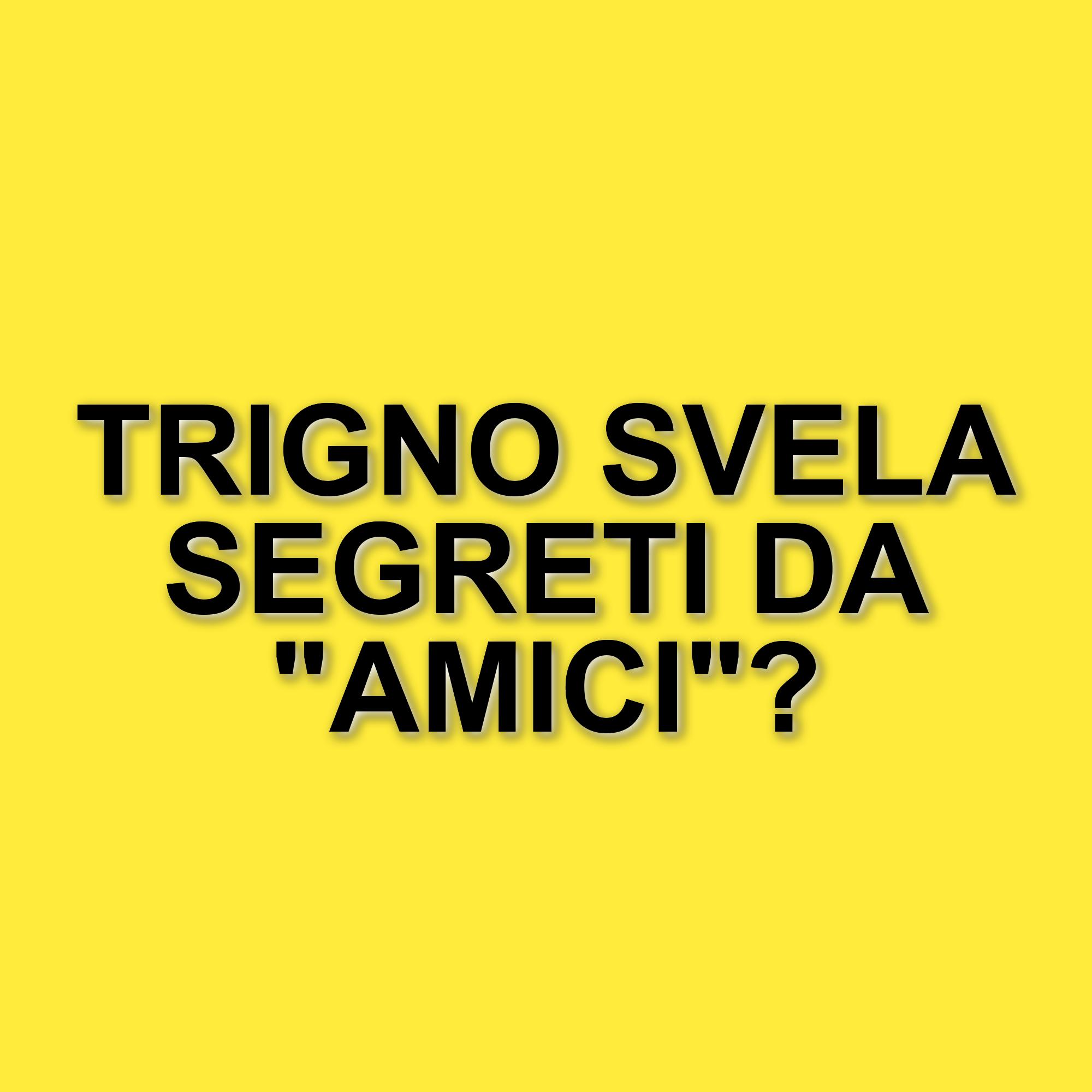 Trigno parla della sua relazione con Chiara Bacci e dei consigli di Maria De Filippi